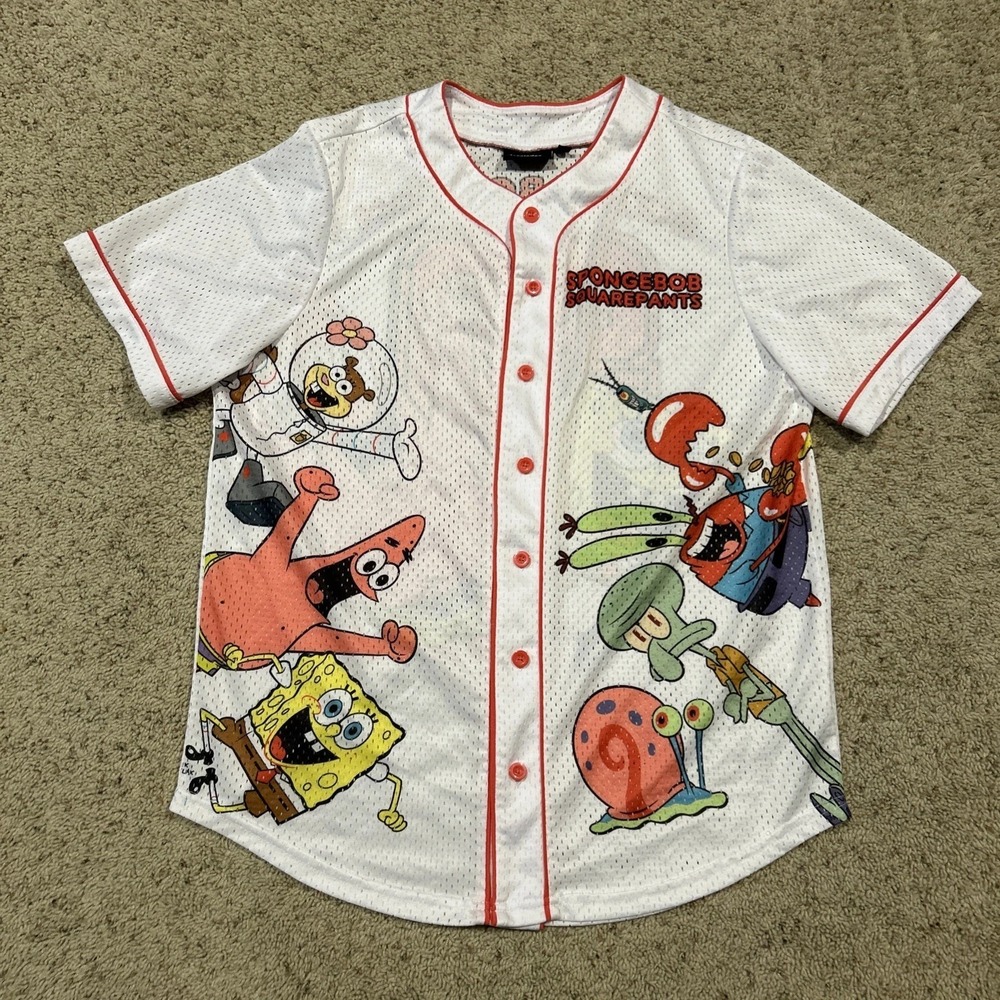 Nickelodeon SpongeBob SquarePants Baseball Jersey Size 4X - Picture 3 of 7